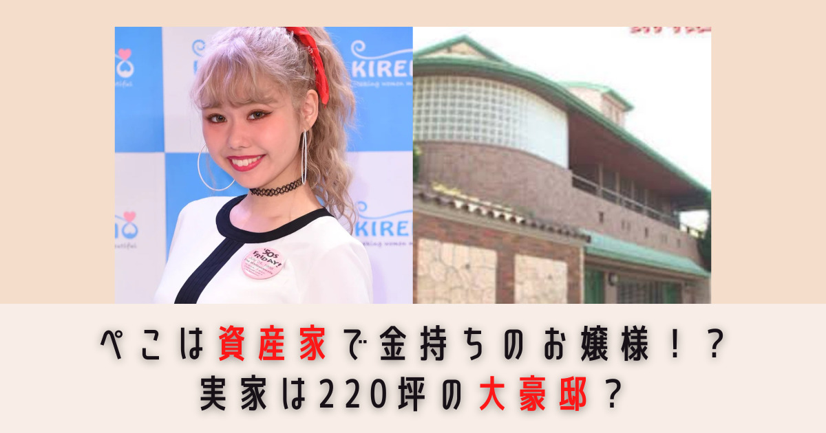 ぺこは資産家で金持ちのお嬢様！？実家は220坪の大豪邸？父親は会社社長！ Ayatra Room