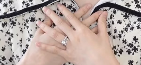 小澤美里の結婚指輪